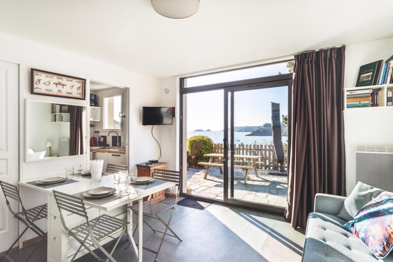 Jardin Sur L'Eau - Appt Vue Mer Cancale Eksteriør bilde